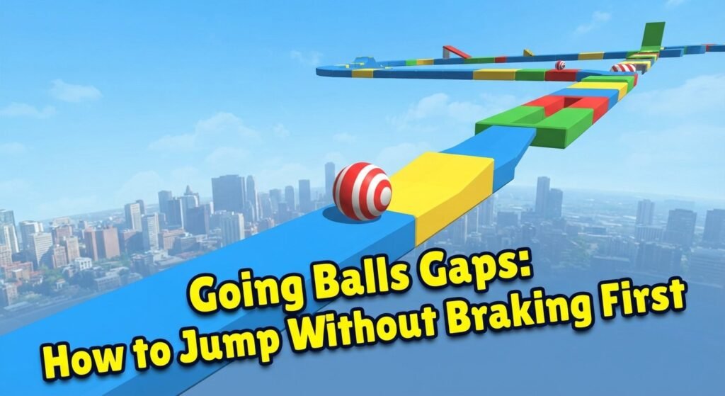 Going Balls Gaps: How to Jump Without Braking First