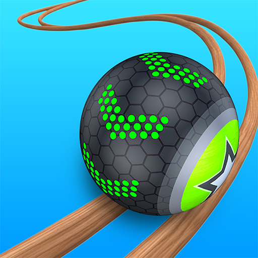 Classic Going Balls single wooden track physics gameplay