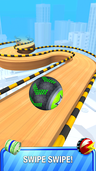 Going Balls rotational feedback on soccer and basketball skins